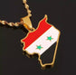 Syria Map Necklace, Syrian Jewelry, Middle Eastern Necklace, Map Pendant, Syria Pendant, Map Jewelry, Syrian Flag Necklace, Cultural Necklace, Handmade Necklace, Unisex Necklace, Statement Necklace, Heritage Necklace, Syria Identity, Trendy Necklace, Fashionable Jewelry, Travel Jewelry, Geography Necklace, Map Artisans, Map Crafts, Syrian Map Pendant, Syrian Landmarks Necklace